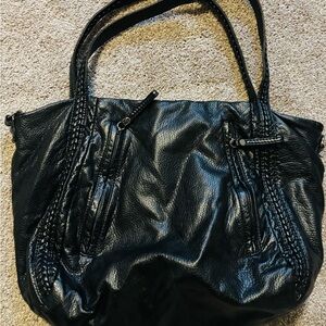 Elegant Black Tote Bag
